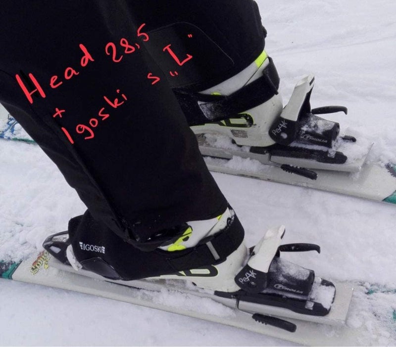 IGOSKI SKI Boot & Shoe Covers Water Resistant and Washable Ski Boot Covers Keep Dry and Warm - Image 2